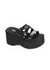 DemoniaCult - FUNN19 Slippers - Zwart Product image